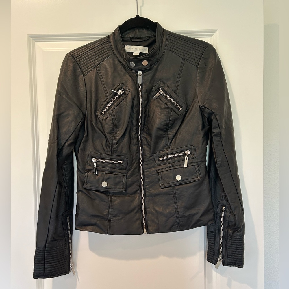 Faux Leather Jacket